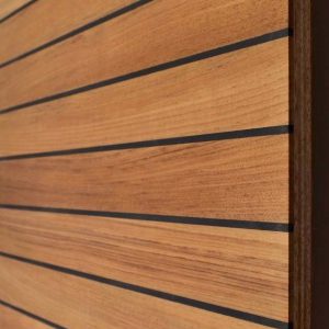 Teak Stabdecksplatte mit Trägerplatte 20 mm - Sondermaße