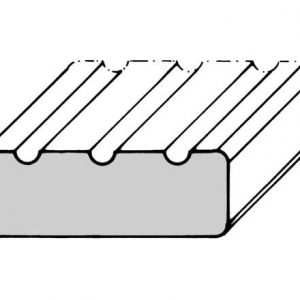 Teak Profilleiste für Gangway Badeplattform