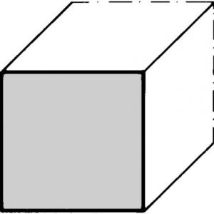 Khaya Quadratleiste aus Holz