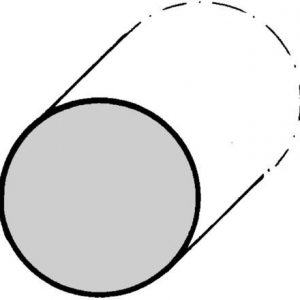 Sapeli Rundstab aus Holz, Durchmesser 64 mm