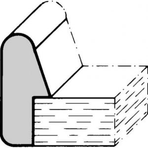 Sapeli Schlingerleiste aus Holz