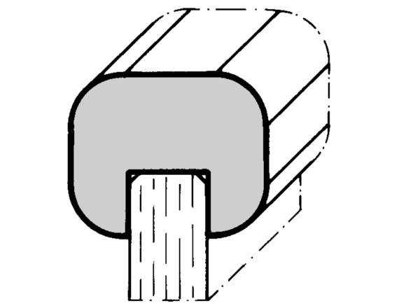 Sapeli Schottabdeckleiste aus Holz