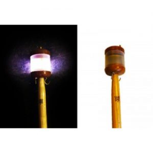 Esche Flaggenstock mit LED-Beleuchtung