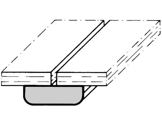 Sapeli Abdeckleiste beidseitig abgerundet Profil 57
