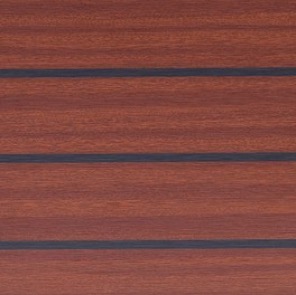 HPL Mahagoni dunkle Ader Holznachbildung auf Trägerplatte