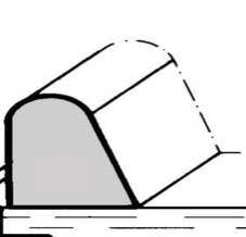 Sapeli Schlinger - Sülbordleiste aus Holz