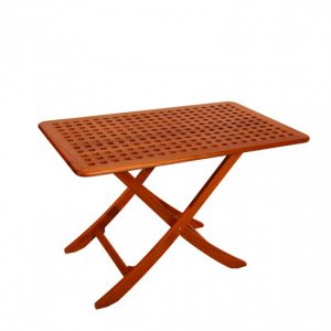 Teak Klapptisch 100 x 60 cm Grätingdesign