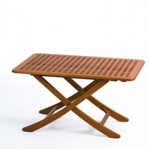 Teak Klapptisch 150 x 85 cm Grätingdesign