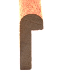 Khaya Schlingerleiste aus Holz