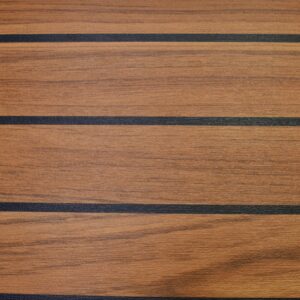 HPL/Laminat Teak dunkle Ader Holznachbildung – 0,9 mm
