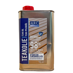 Teak Pflegeoel für Möbel und Accessoires - 1 Liter Flasche